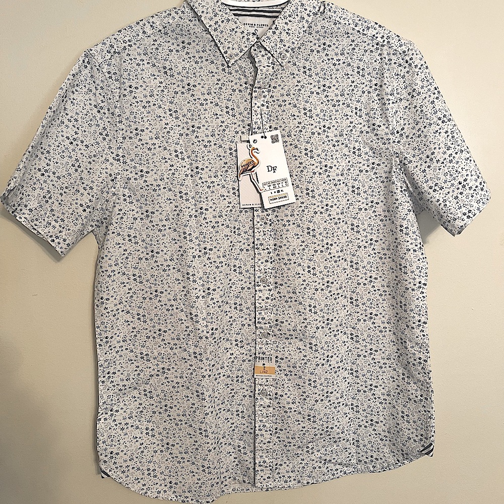 Brand new Denim & Flower collar shirt